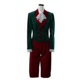 18th Century Rococo Nobleman Costume - Green & Red Duke Ensemble for Men | Medieval Cosplay by Halloweez - Halloweez